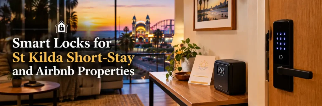 Smart locks for St Kilda short-stay and Airbnb properties